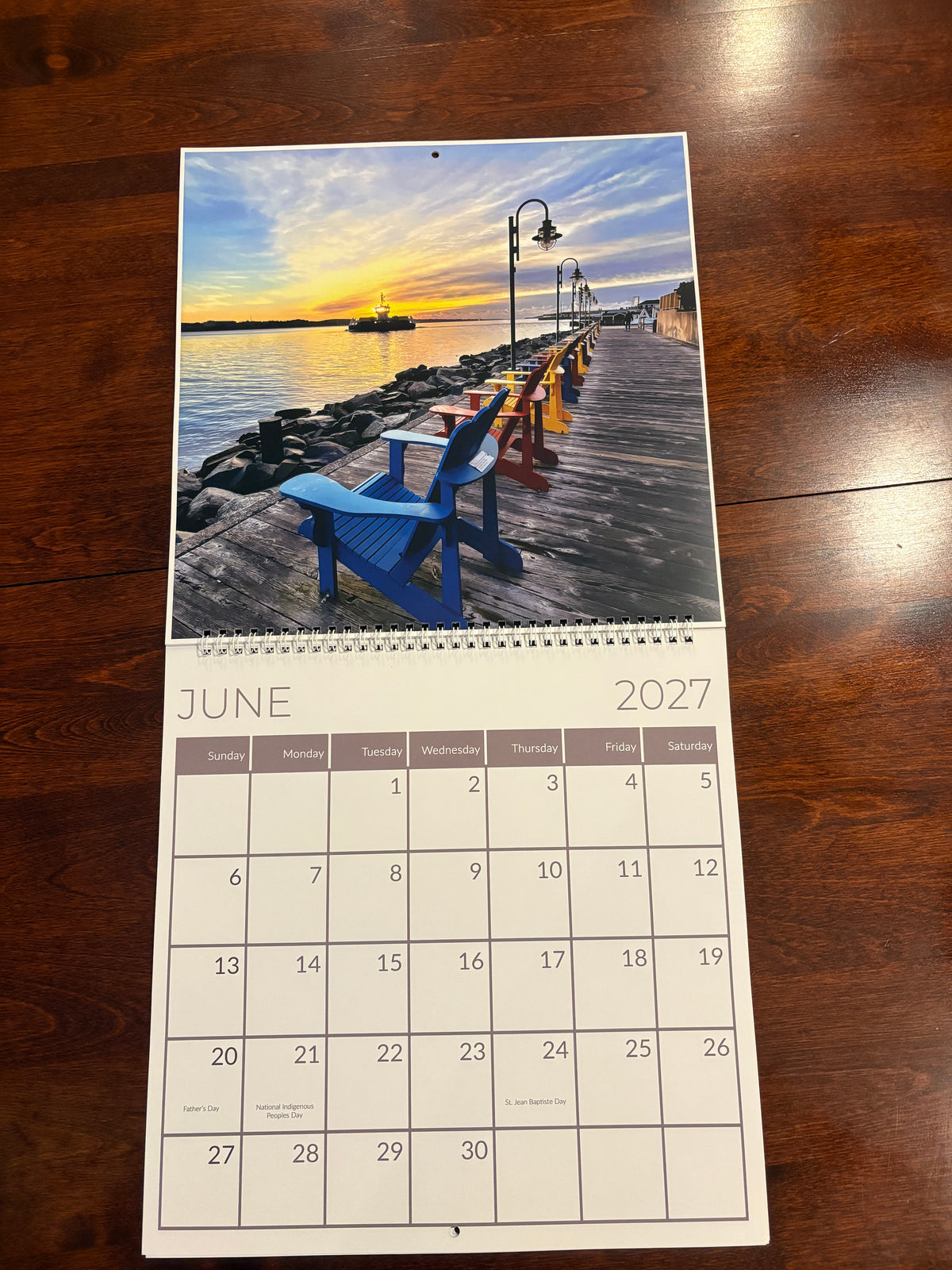 On A Halifax Pier 2027 Calendar