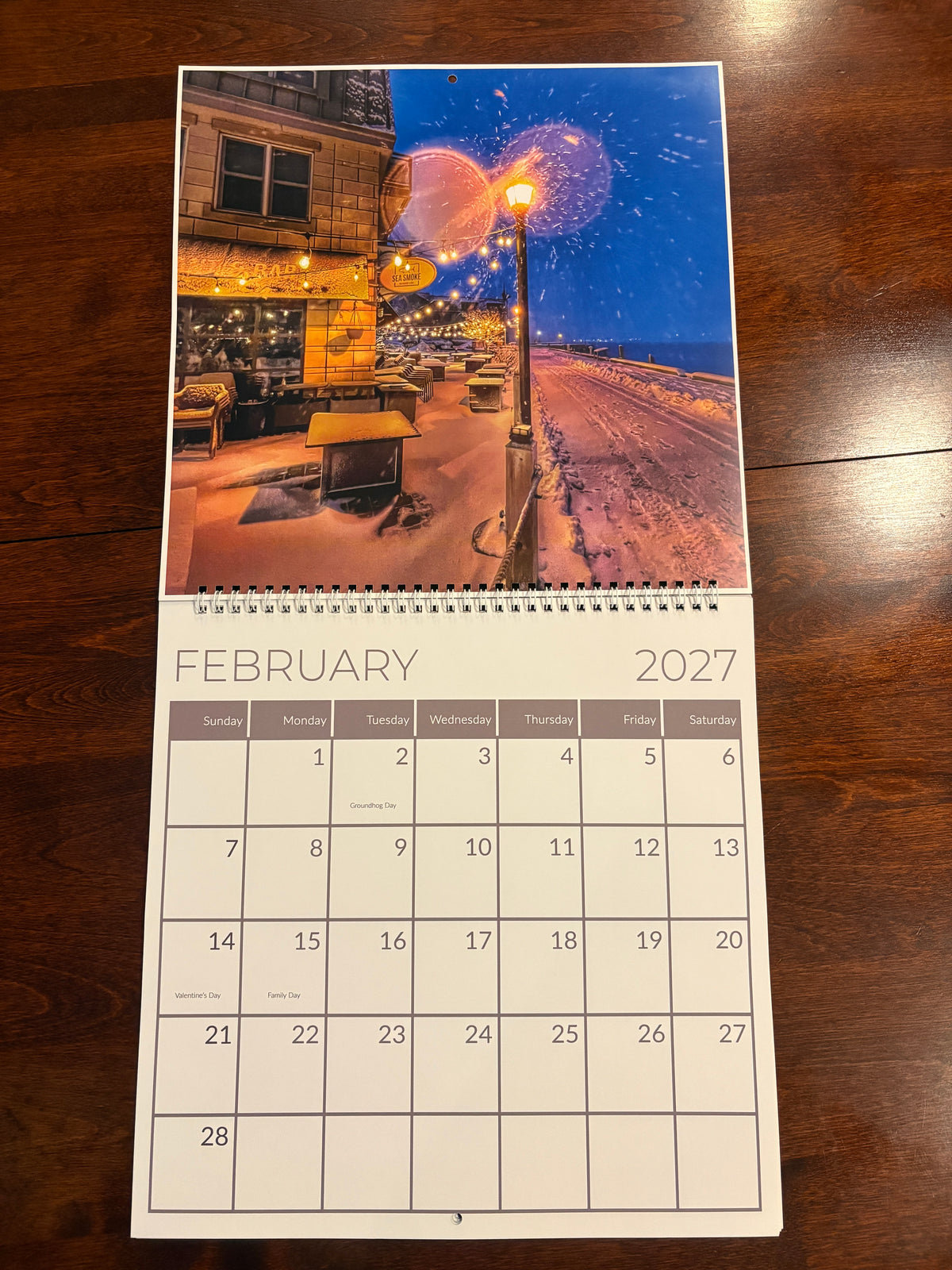 On A Halifax Pier 2027 Calendar