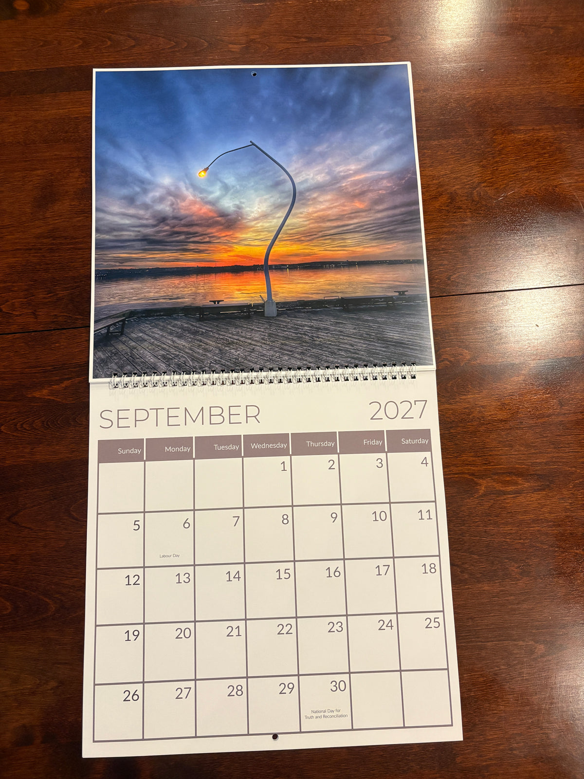 On A Halifax Pier 2027 Calendar