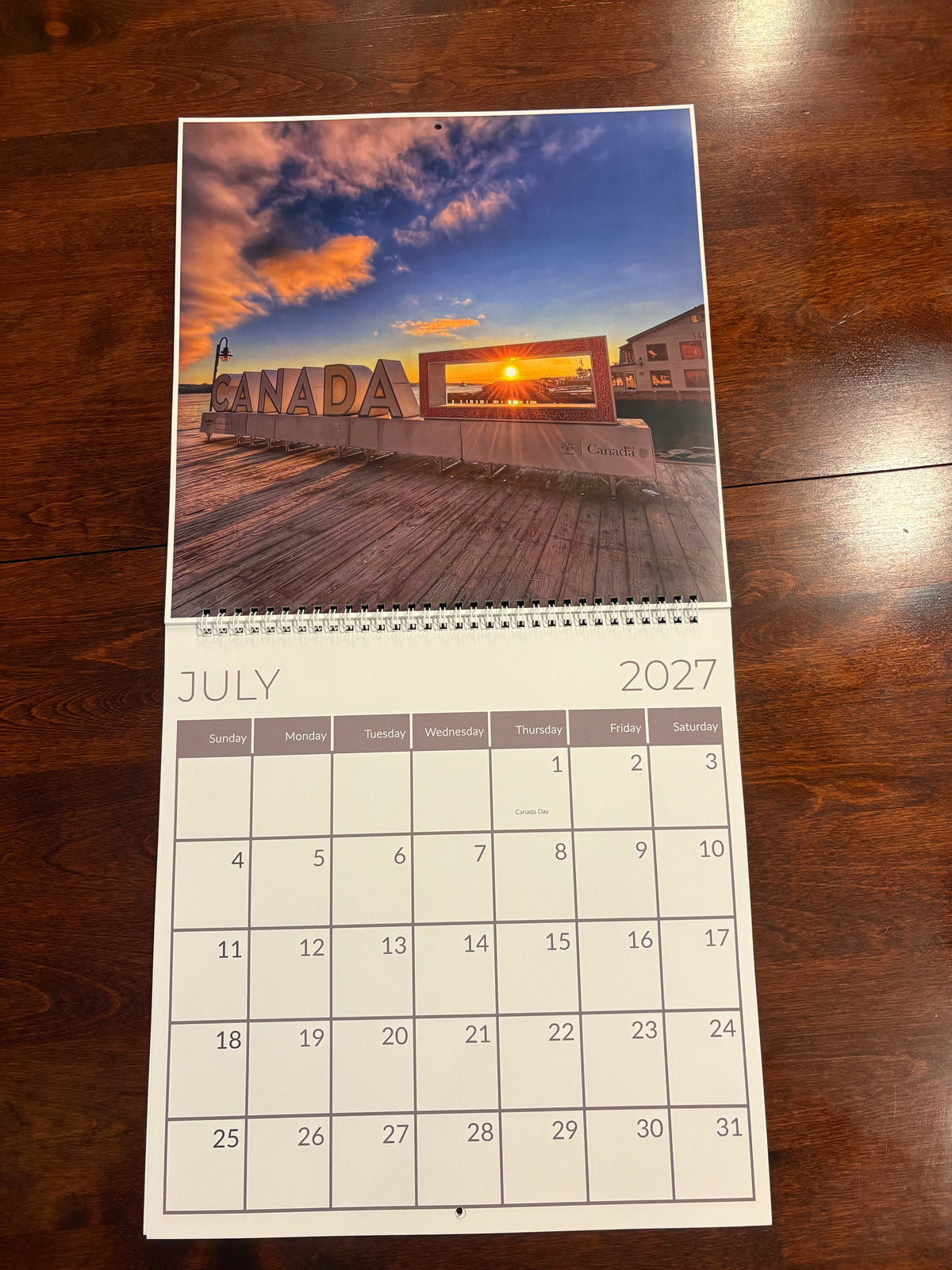 On A Halifax Pier 2027 Calendar